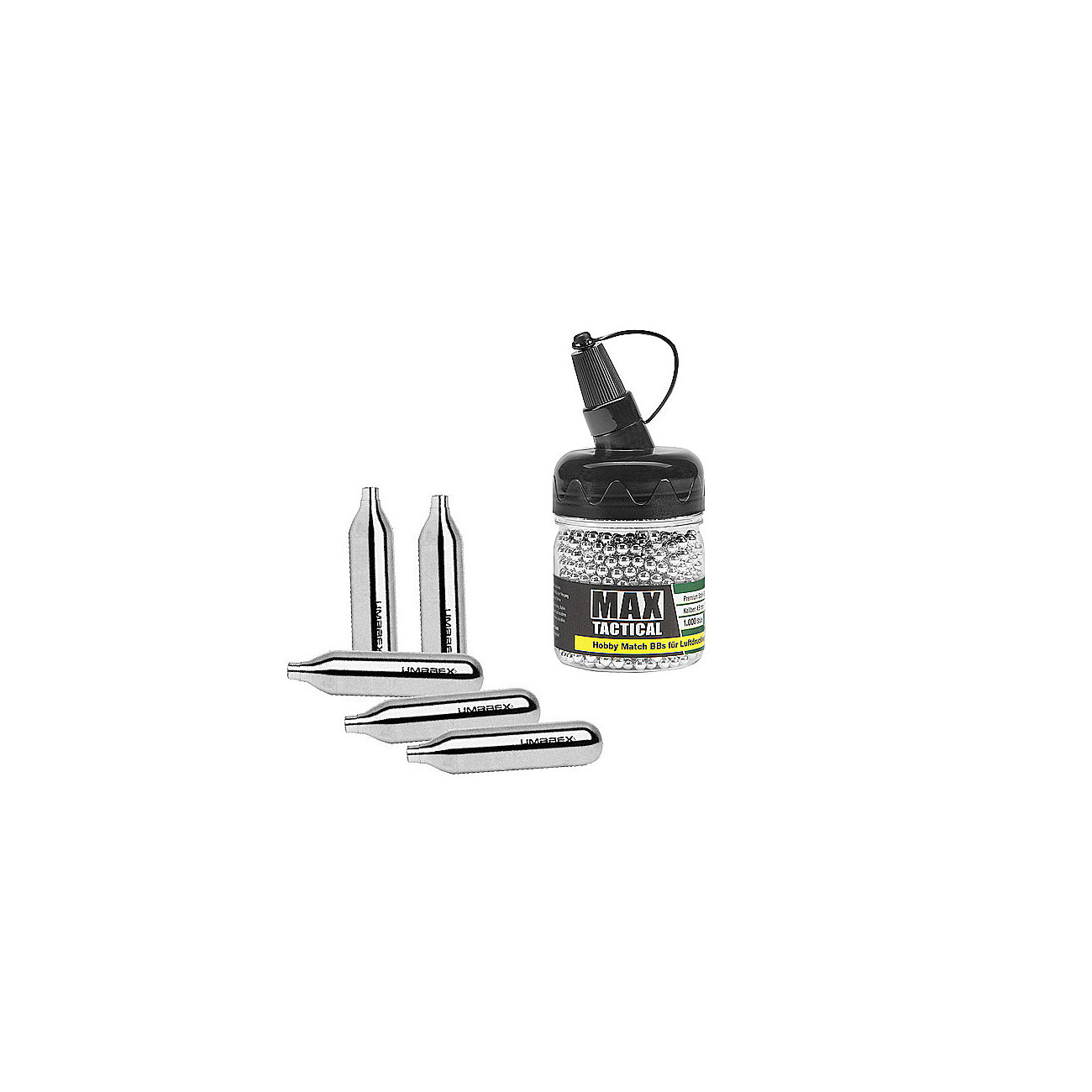 Gletcher PM CO2 Luftpistole Kal. 4,5 mm BB Non Blowback schwarz inkl. CO2 Kapseln u. Stahl-BBs Bild 4