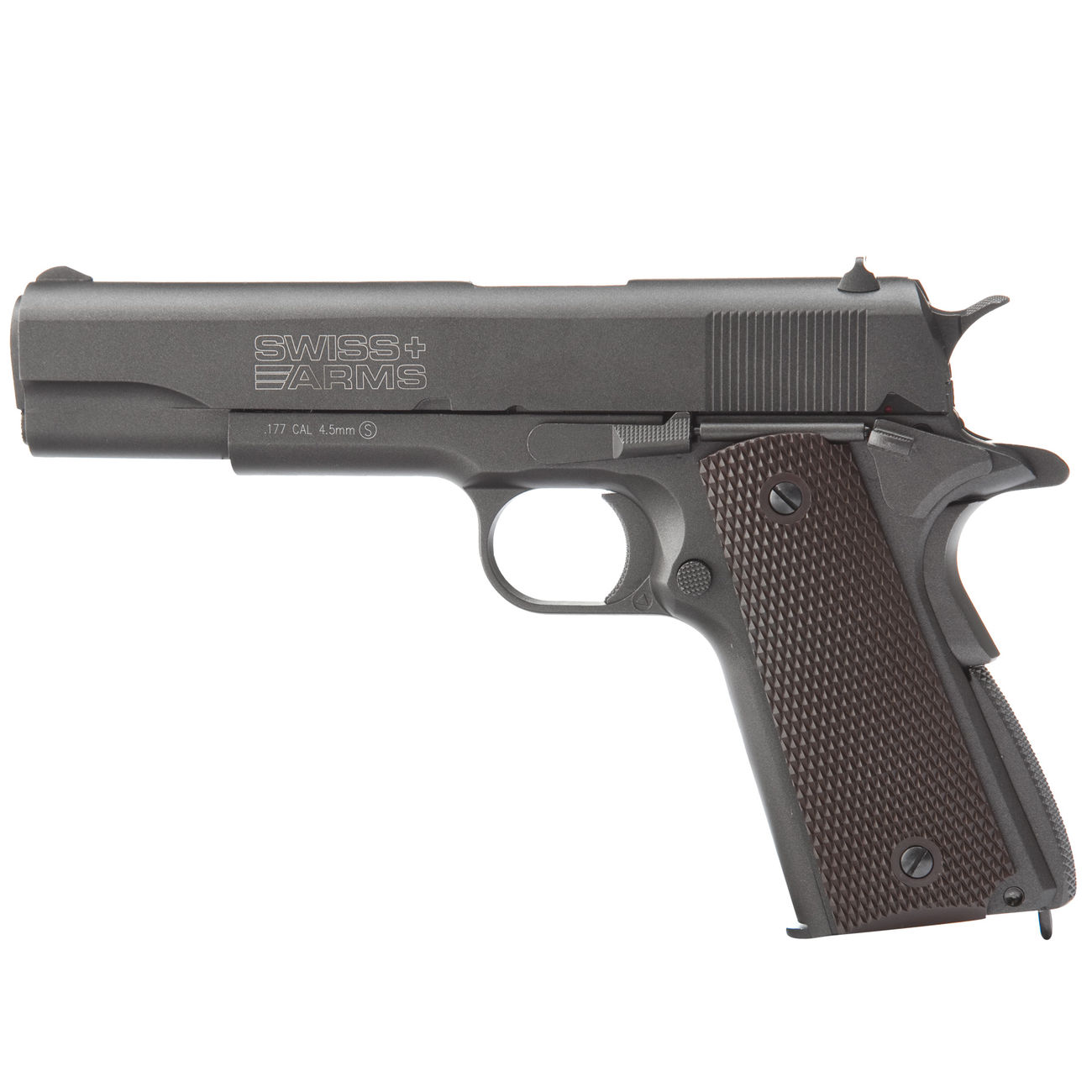 Swiss Arms P1911 CO2 Luftpistole Kal. 4,5mm BB Vollmetall Blobwack schwarz