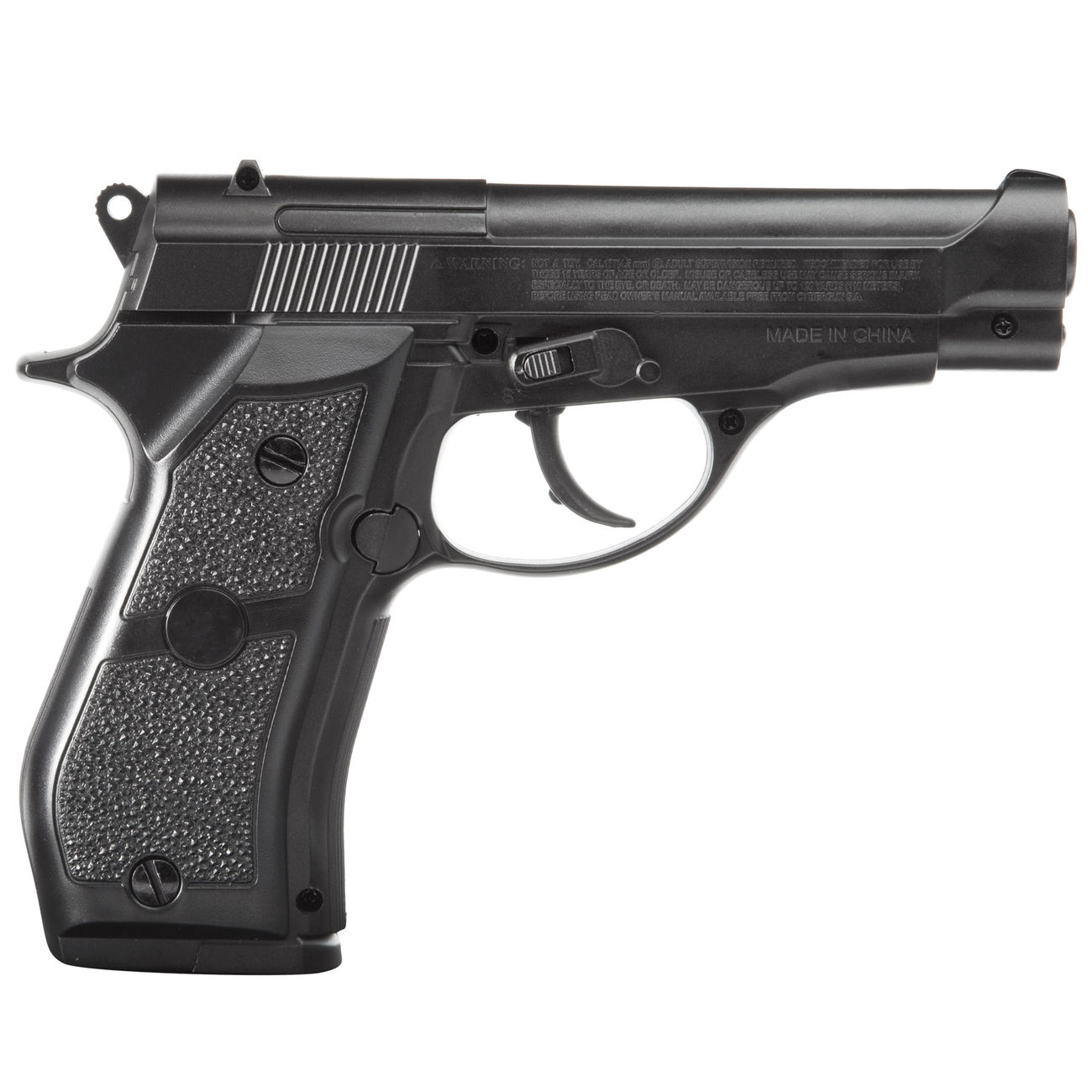 Swiss Arms P84 CO2 Luftpistole Kal. 4,5mm BB Non Blowback Vollmetall schwarz Bild 2