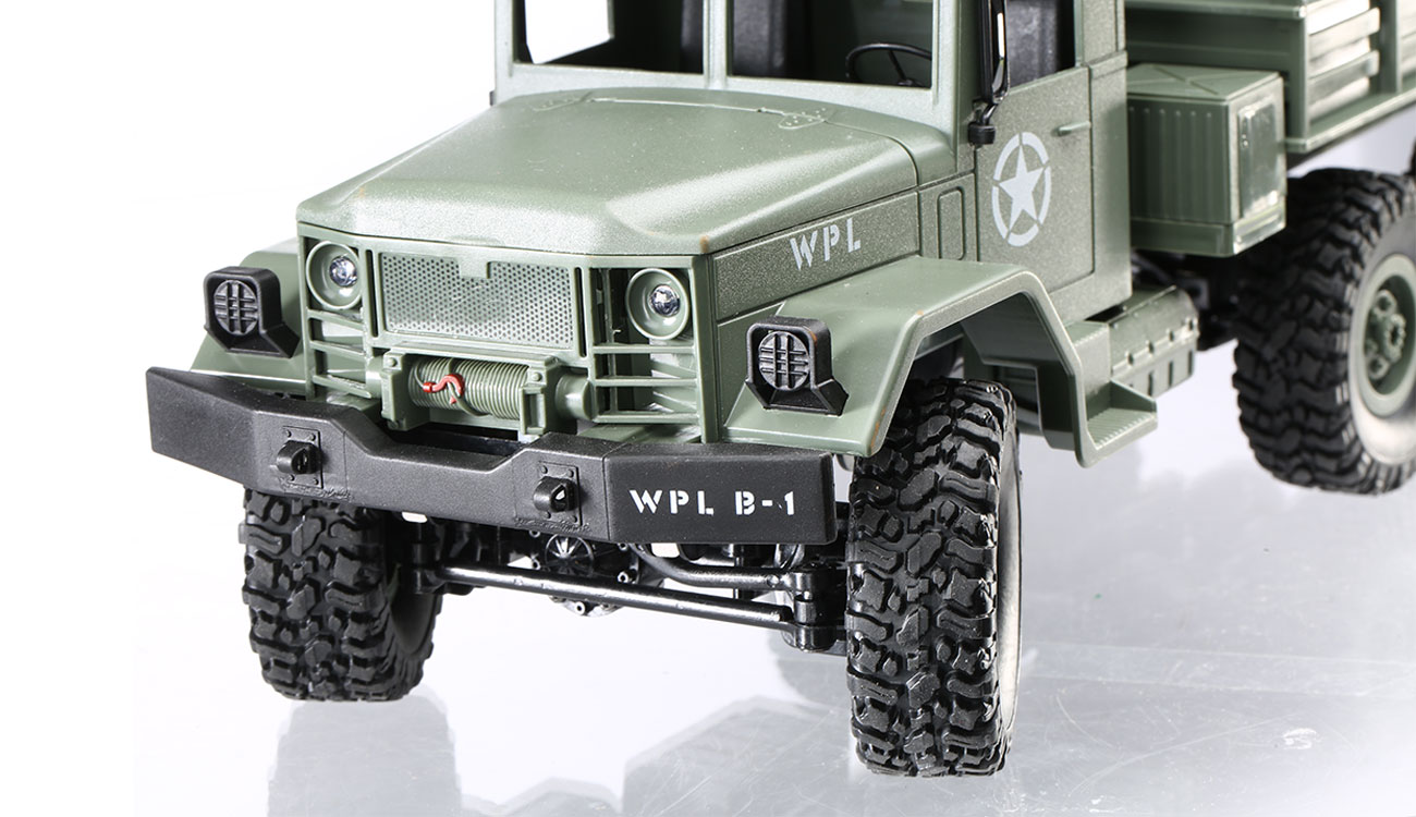 RC U.S Militär Truck 6WD 1:16 grün 2,4 GHz RTR mit Akku und Ladegerät 