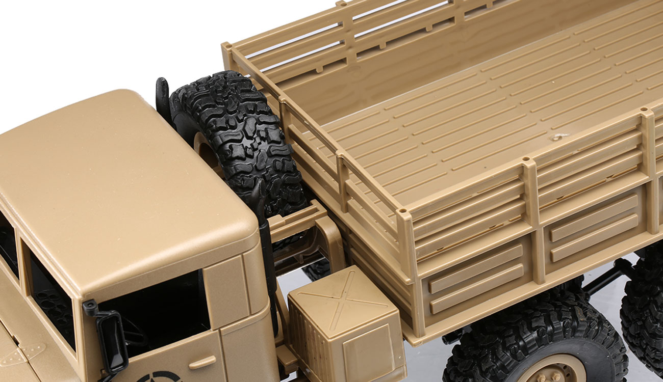 1/16 RC U.S. Militr Truck 6WD RTR sandfarben 22357 Bild 1