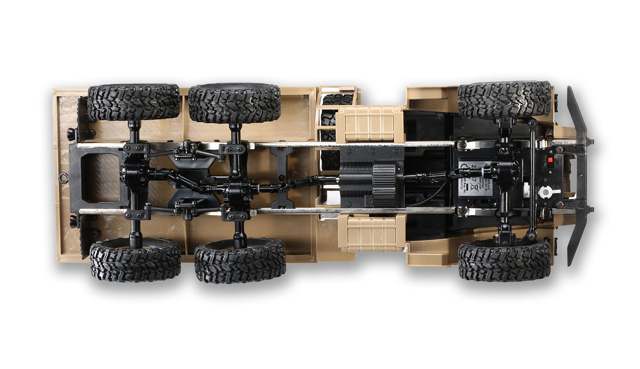 1/16 RC U.S. Militr Truck 6WD RTR sandfarben 22357 Bild 1