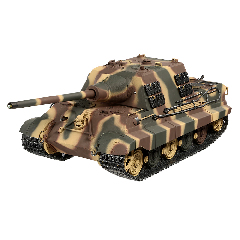 Torro RC Panzer Jagdtiger VI 1:16 Infrarot Gefechtssystem sommertarn inkl. Holzkiste Bild 1