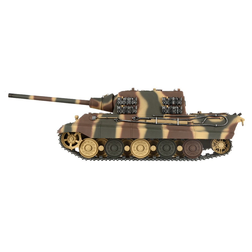 Torro RC Panzer Jagdtiger VI 1:16 Infrarot Gefechtssystem sommertarn inkl. Holzkiste Bild 1