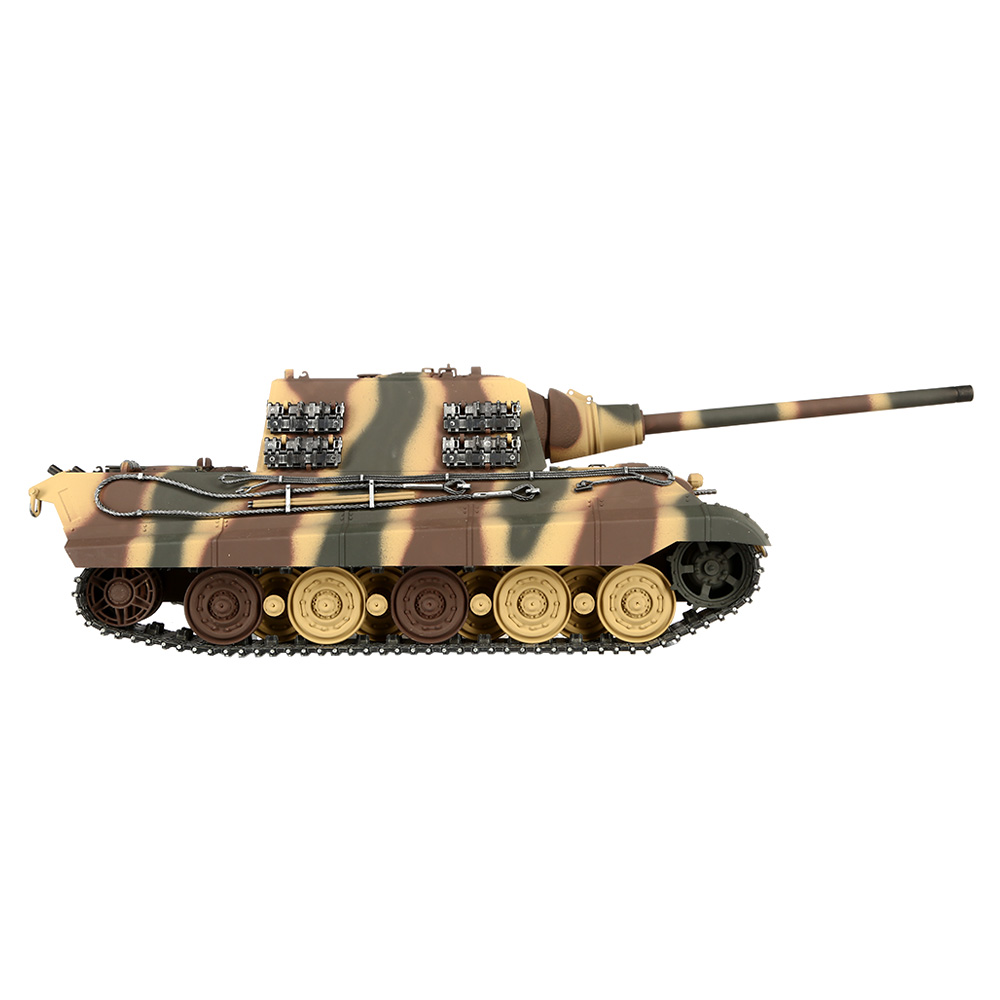 Torro RC Panzer Jagdtiger VI 1:16 Infrarot Gefechtssystem sommertarn inkl. Holzkiste Bild 1