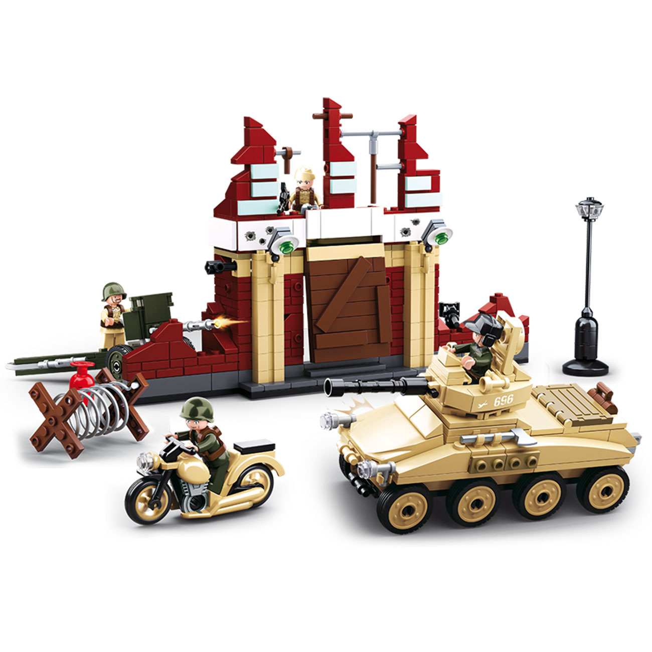 Sluban WWII Battle of Stalingrad 479 Teile M38-B0696