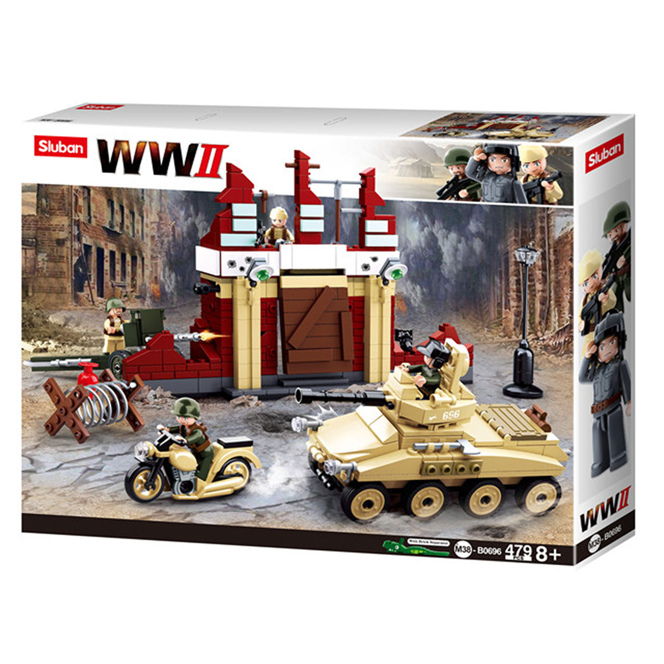 Sluban WWII Battle of Stalingrad 479 Teile M38-B0696 Bild 1