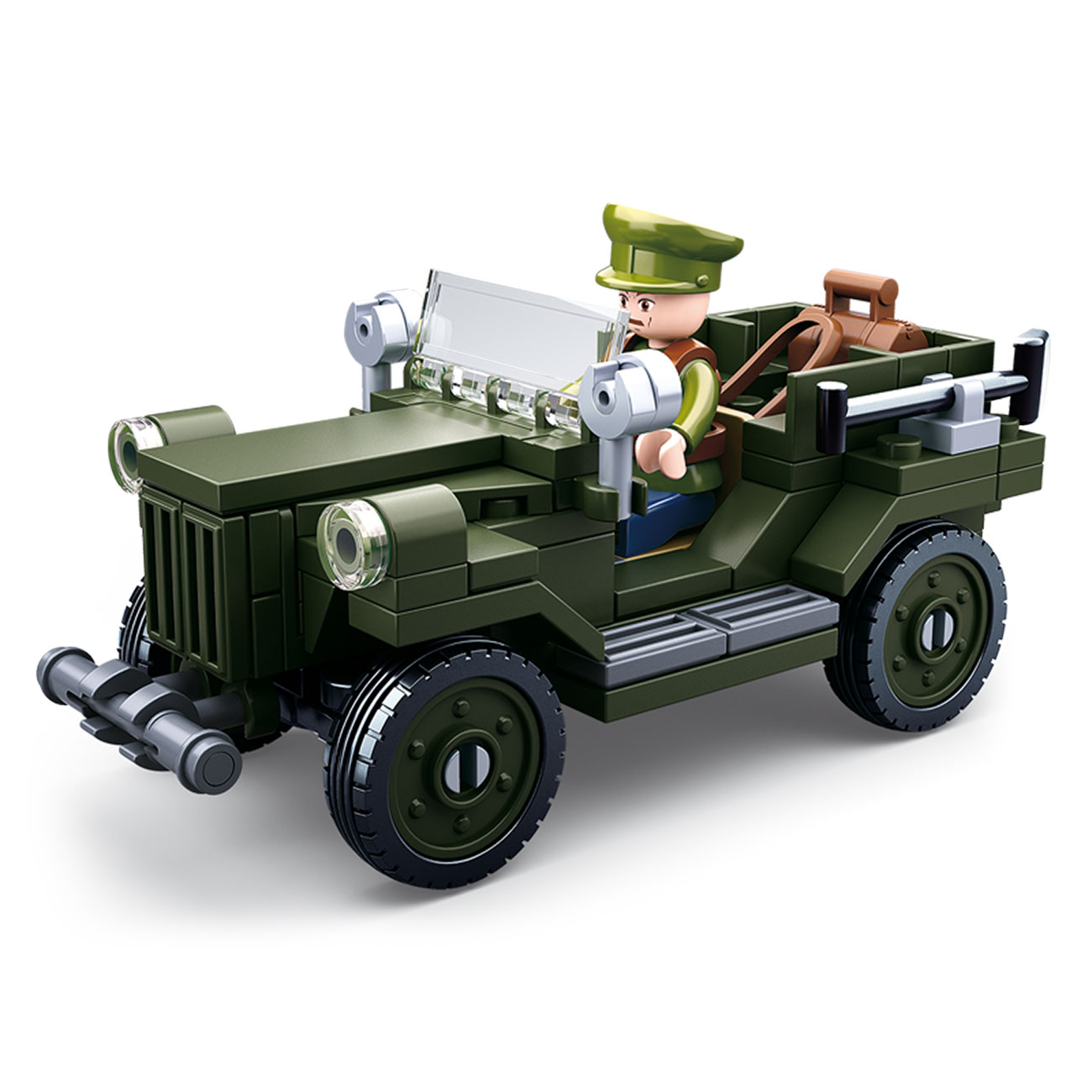 Sluban WWII Allied Light Truck 112 Teile M38-B0682