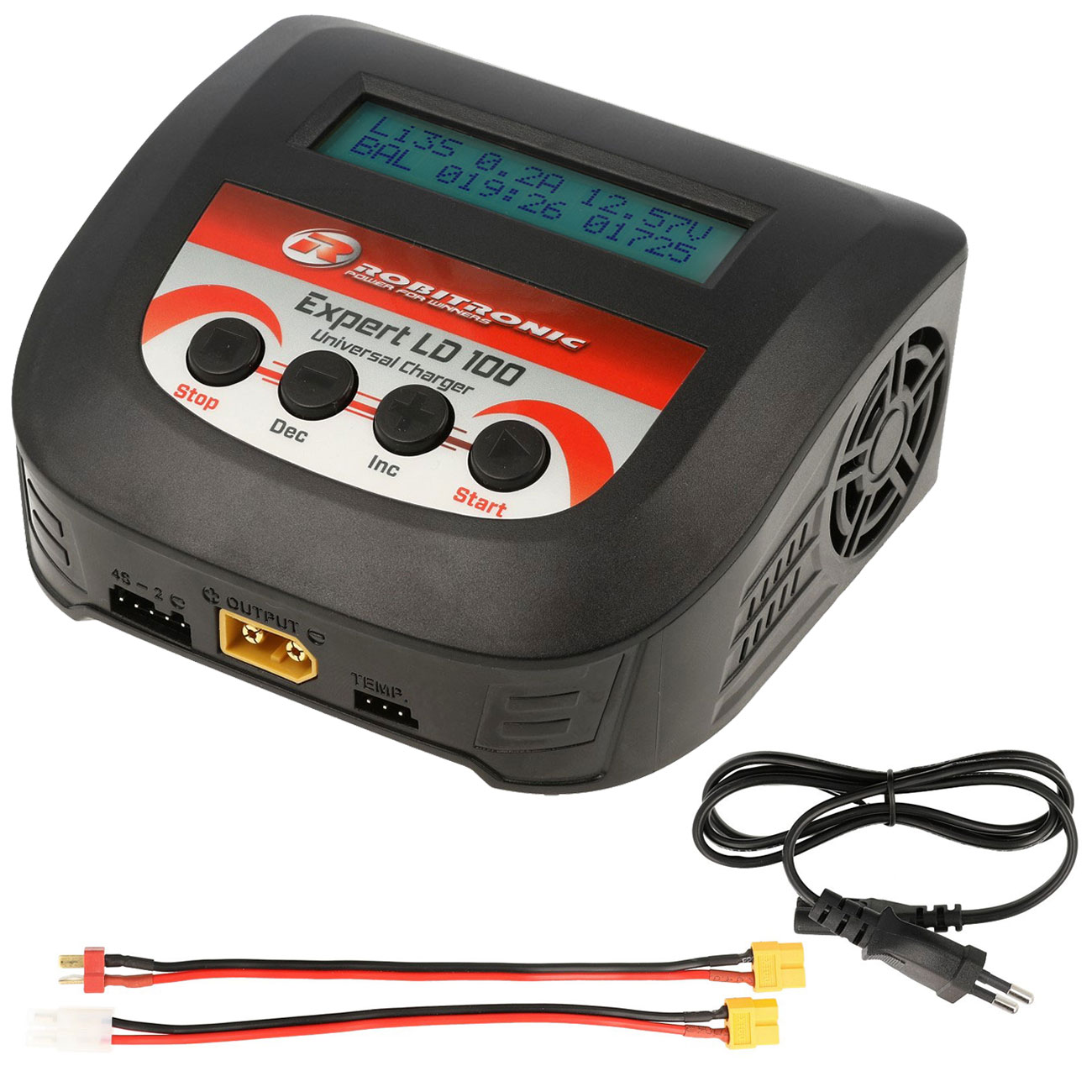 Robitronic Expert LD 100 Ladegert LiPo 2-4s 10A 100W R01013