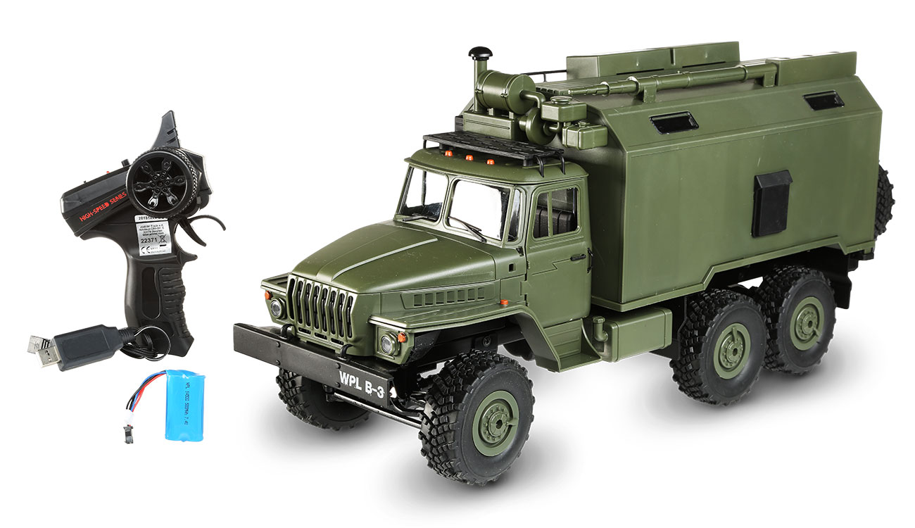 1/16 RC Ural B36 Militr LKW 6WD 1:16 RTR grn 22371