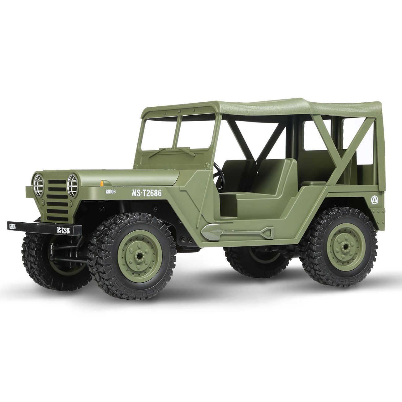 1:14 RC U.S. Militr Gelndewagen 2,4GHz 4WD RTR military grn 22386 Bild 1