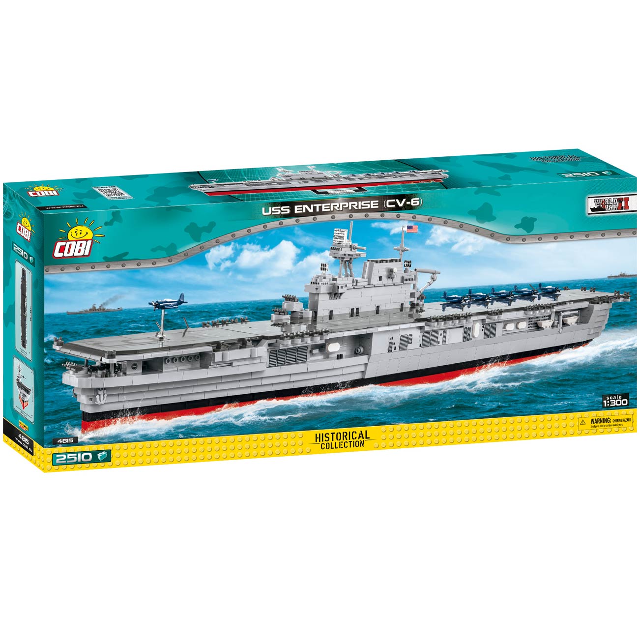 Cobi Historical Collection Bausatz Flugzeugtrger USS Enterprise CV-6 2510 Teile 4815 Bild 3