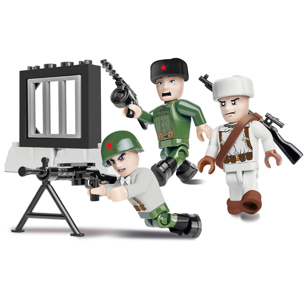 Cobi Historical Collection Red Army - Winter Soldiers 26 Teile 2032