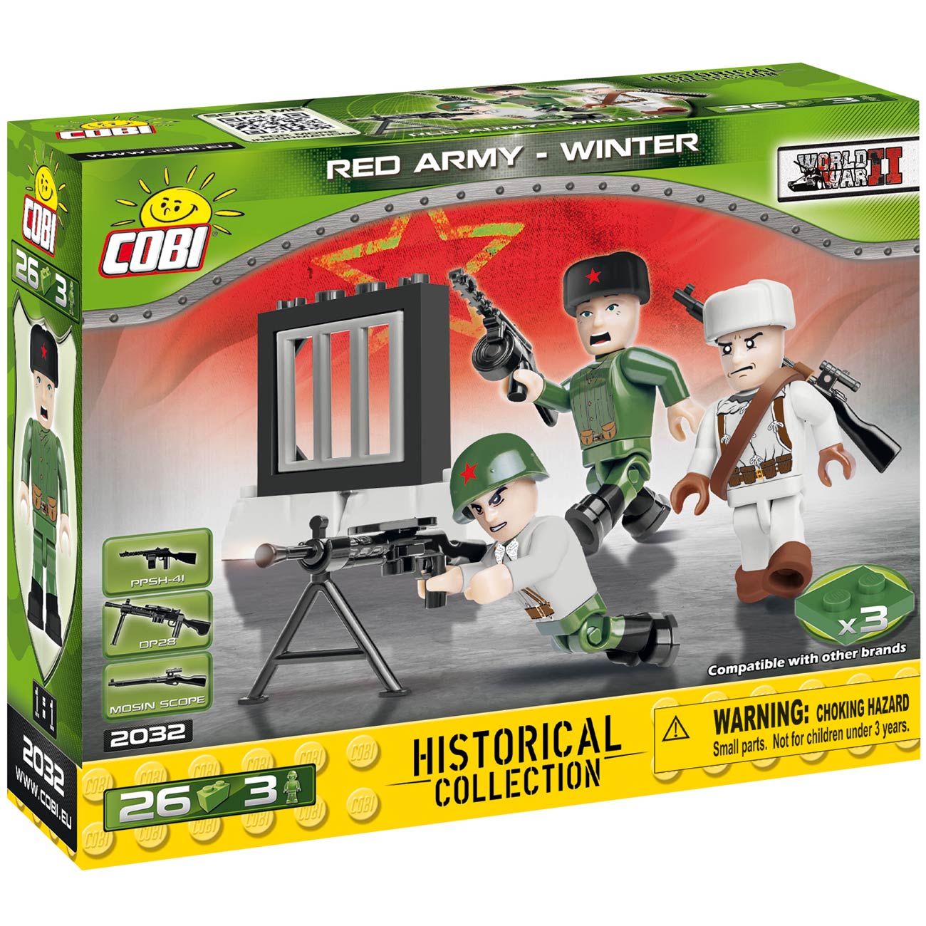 Cobi Historical Collection Red Army - Winter Soldiers 26 Teile 2032 Bild 1