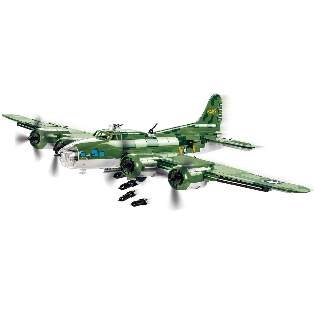 Cobi Historical Collection Bausatz Flugzeug Boeing B-17F Flying Fortress Memphis 920 Teile 5707