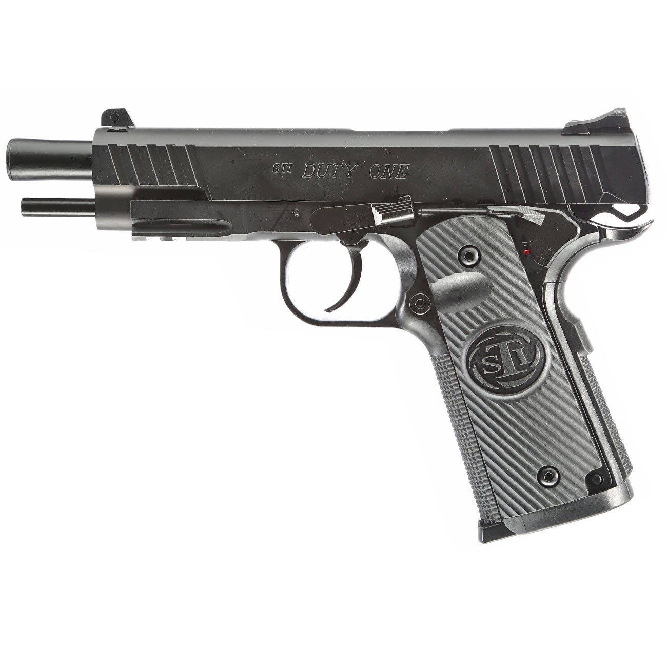 ASG STI Duty One CO2 Luftpistole Kal. 4,5mm BB Blowback Metallschlitten schwarz Bild 2
