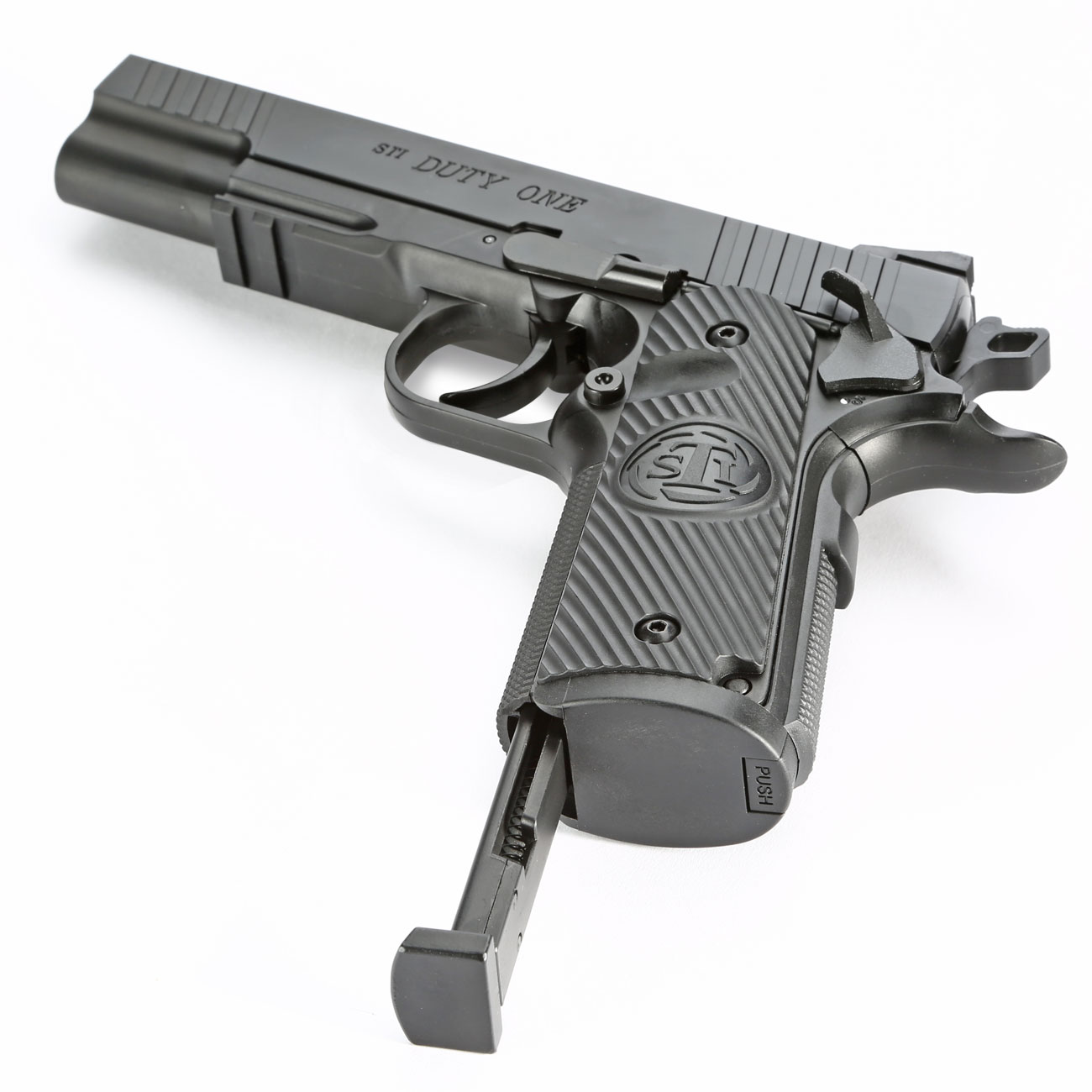 ASG STI Duty One CO2 Luftpistole Kal. 4,5mm BB Blowback Metallschlitten schwarz Bild 5