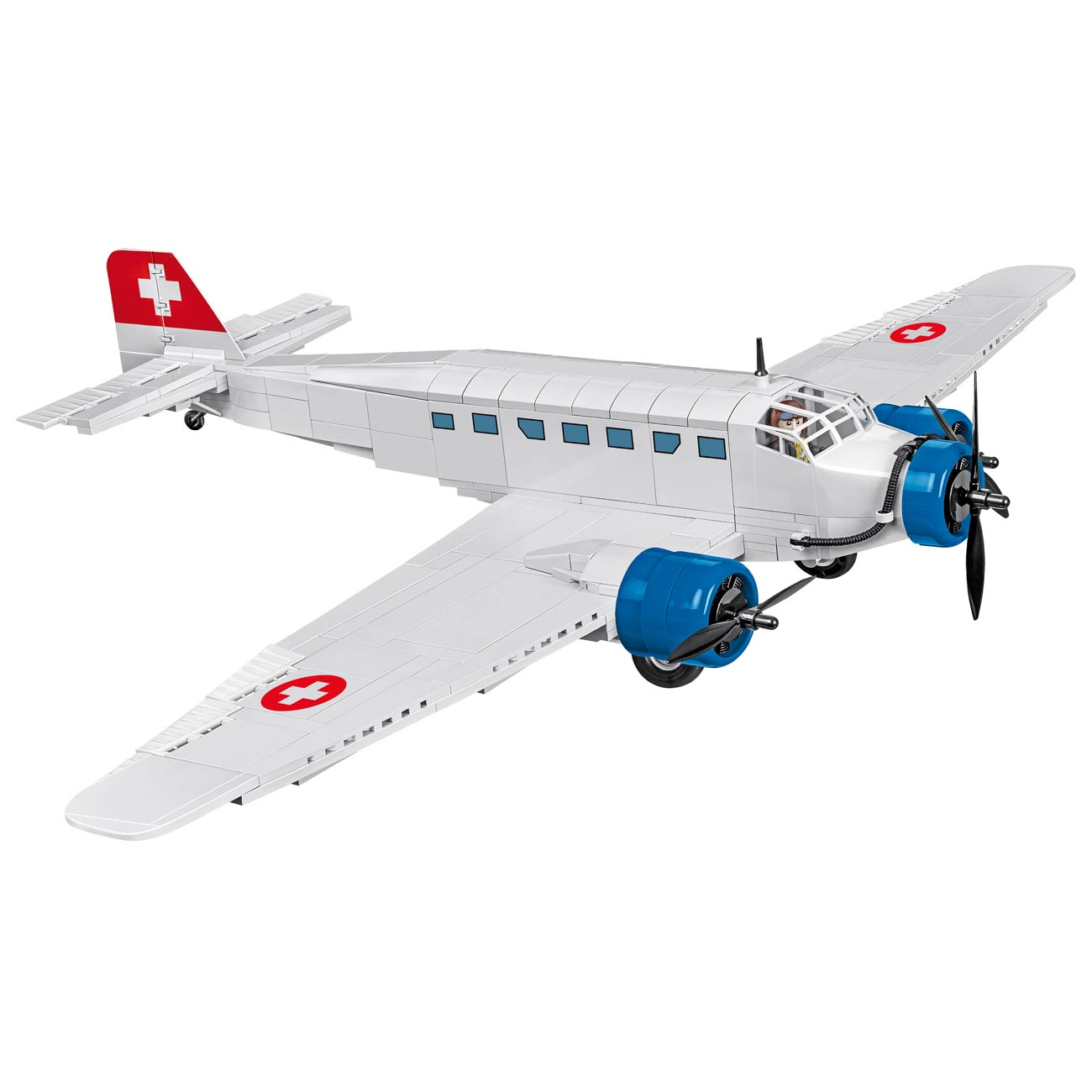 Cobi Historical Collection Bausatz Flugzeug Junkers JU 52/3M 542 Teile 5711 Bild 1