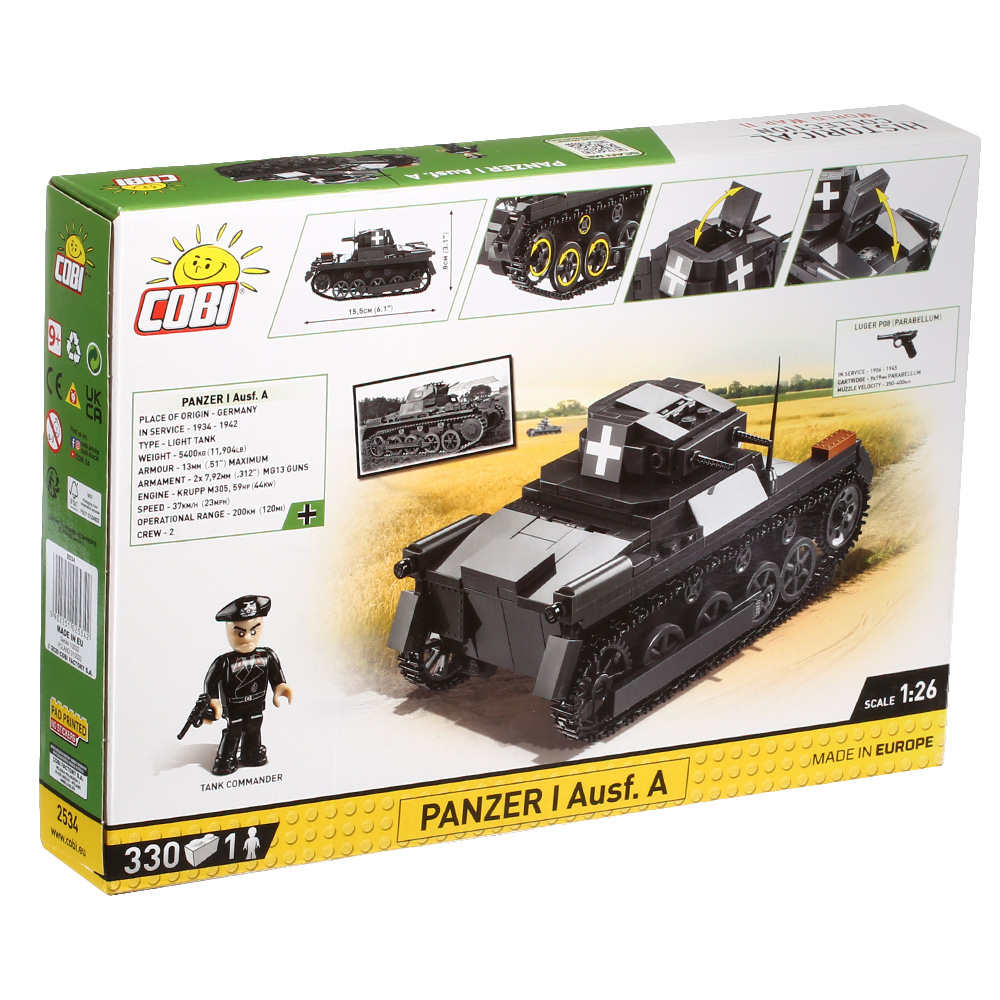 Cobi Historical Collection Bausatz Panzer I Ausf. A 330 Teile 2534 Bild 2