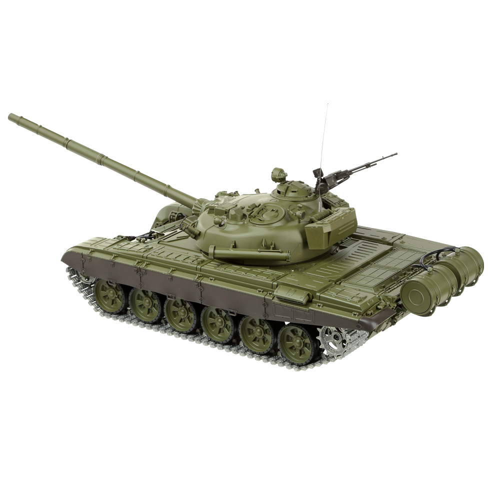 Heng-Long RC Panzer T-72, grün 1:16 schussfähig, Infrarot-Gefechtssystem, Rauch & Sound, Metallgetriebe, Metallketten, RTR Bild 1