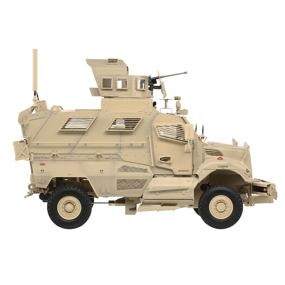 Versandrckufer Torro RC US Militrfahrzeug Maxx Pro MRAP 1:16 Licht und Sound sandfarben Bild 6