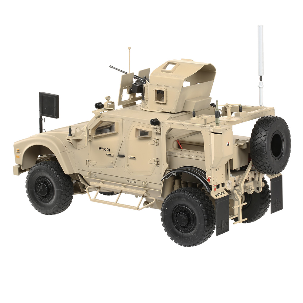 Torro RC US Militrfahrzeug M-ATV MRAP 1:16 Licht und Sound sandfarben Bild 3