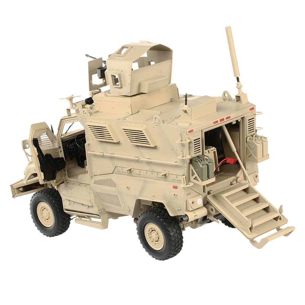 Torro RC US Militärfahrzeug M-ATV MRAP 1:16 Licht und Sound sandfarben Bild 4