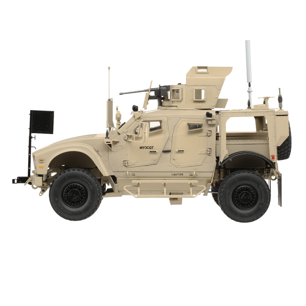 Torro RC US Militärfahrzeug M-ATV MRAP 1:16 Licht und Sound sandfarben Bild 1