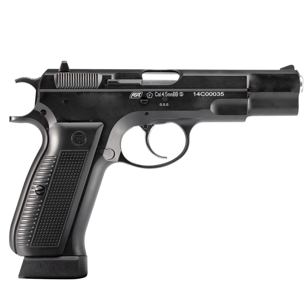 ASG CZ75 Ceska Zbrojovka CO2 Luftpistole 4,5mm BB Vollmetall schwarz Bild 2