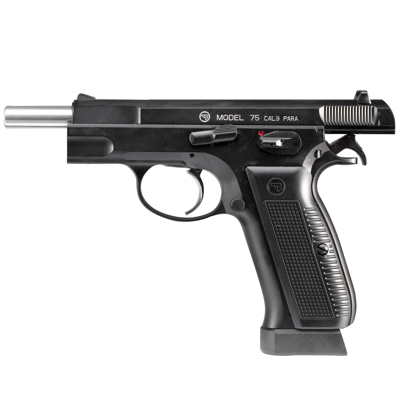 ASG CZ75 Ceska Zbrojovka CO2 Luftpistole 4,5mm BB Vollmetall schwarz Bild 3