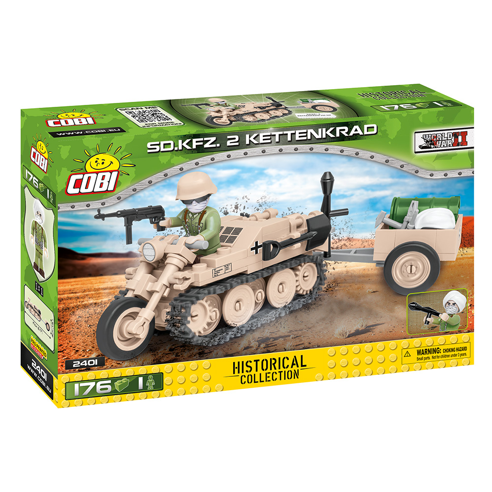 Cobi Historical Collection Bausatz Sd. Kfz. 2 Kettenkrad Typ HK 101 76 Teile 2401 Bild 1