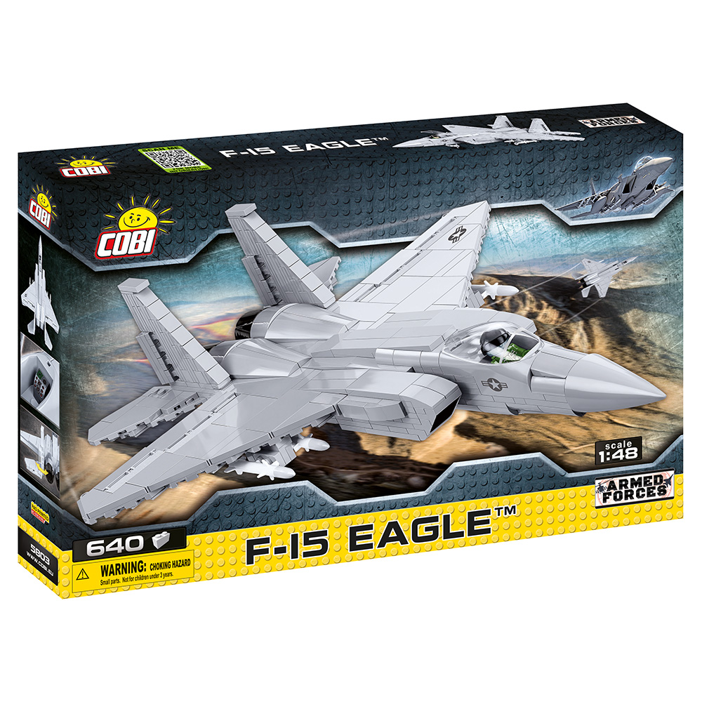 Cobi Armed Forces Bausatz Flugzeug F-15 Eagle 640 Teile 5803 Bild 1