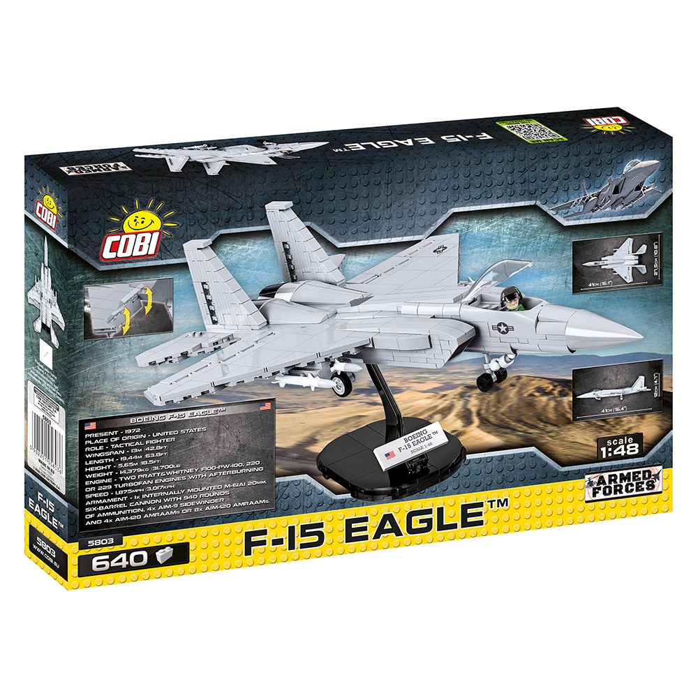 Cobi Armed Forces Bausatz Flugzeug F-15 Eagle 640 Teile 5803 Bild 1