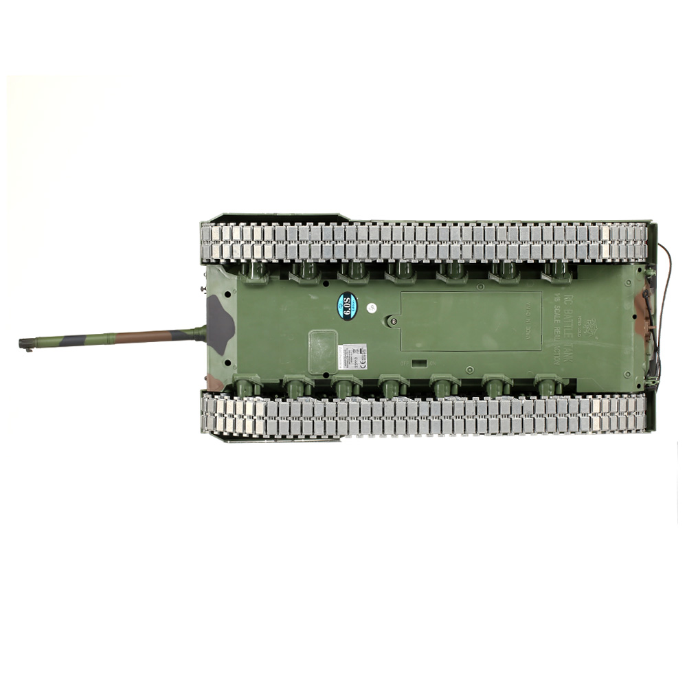 Amewi Rc Panzer Leopard 2A6 tarn, 1:16, RTR, Professional Line IR+BB Rauch & Sound Metallgetriebe Metallketten Bild 1