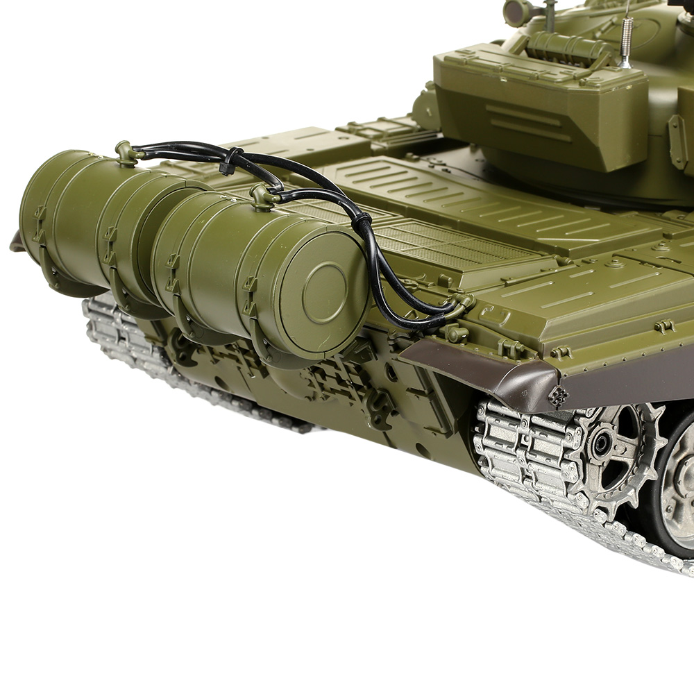 Amewi Rc Panzer Russischer T-72 oliv, 1:16, RTR, schussf., Infrarot-Gefechtssystem, Rauch & Sound, Metallgetriebe -ketten Bild 6