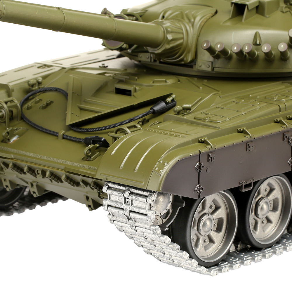 Amewi Rc Panzer Russischer T-72 oliv, 1:16, RTR, schussf., Infrarot-Gefechtssystem, Rauch & Sound, Metallgetriebe -ketten Bild 7