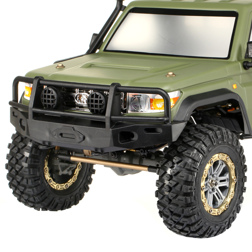 AMXROCK RCX10PS Crawler Profi 1:10 2-Gang Schaltgetriebe Militr Grn Bild 6