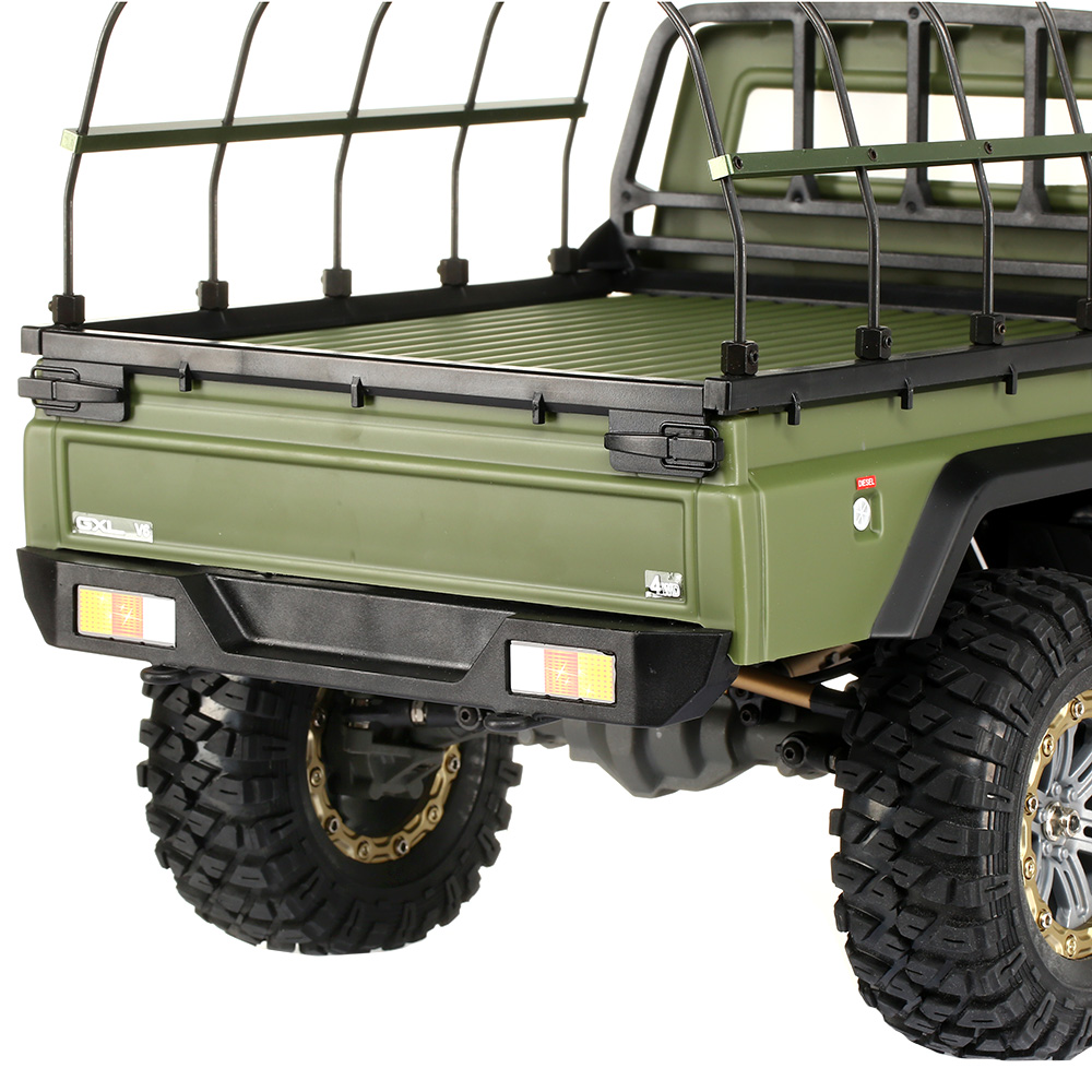 AMXROCK RCX10PS Crawler Profi 1:10 2-Gang Schaltgetriebe Militr Grn Bild 7
