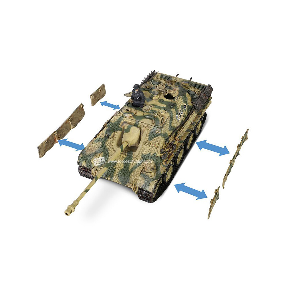 Forces of Valor Jagdpanther frühe Version 1:32 Standmodell Bild 5