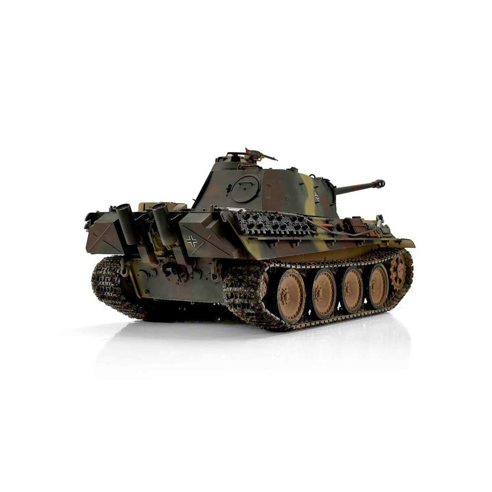 Torro RC Panzer Panther G Sommertarn Profi-Edition 1:16 schussfähig, Rauch & Sound, Metallgetriebe und Metallketten, RTR Bild 2
