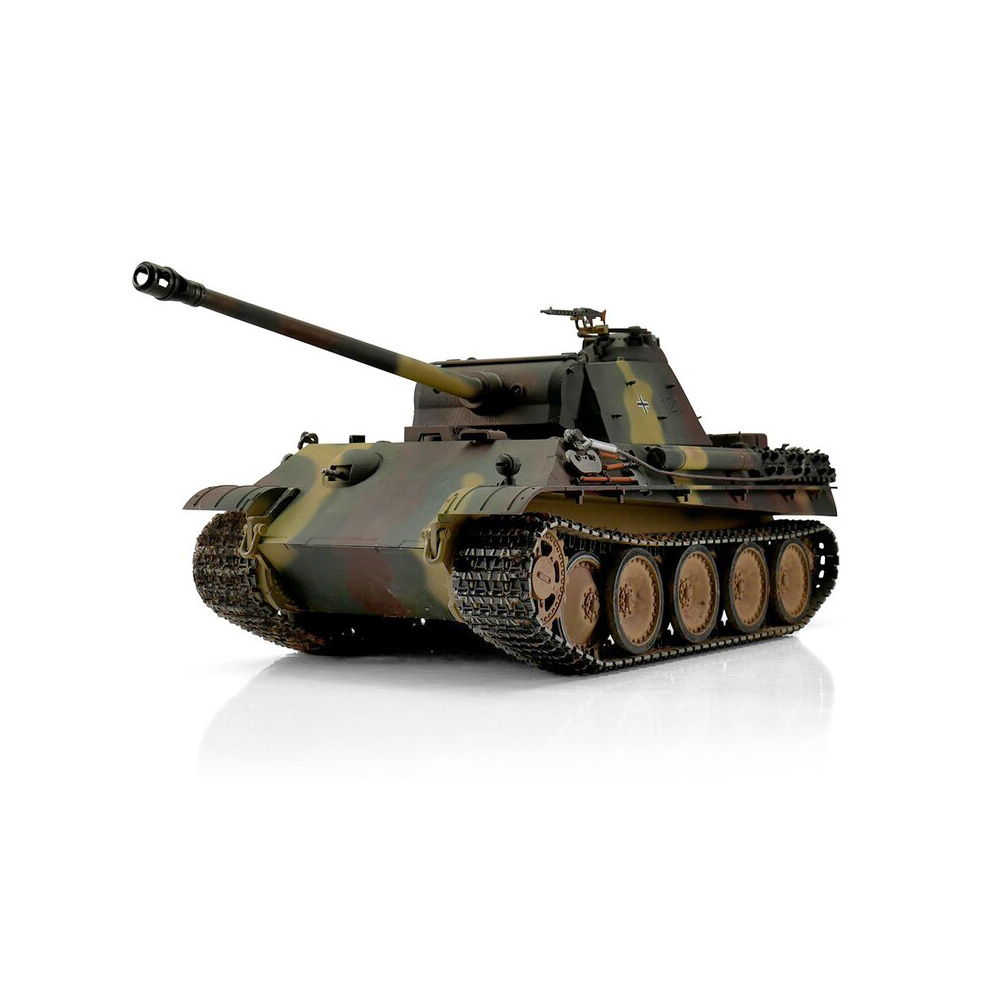 Torro RC Panzer Panther G Sommertarn Profi-Edition 1:16 schussfähig, Rauch & Sound, Metallgetriebe und Metallketten, RTR Bild 1