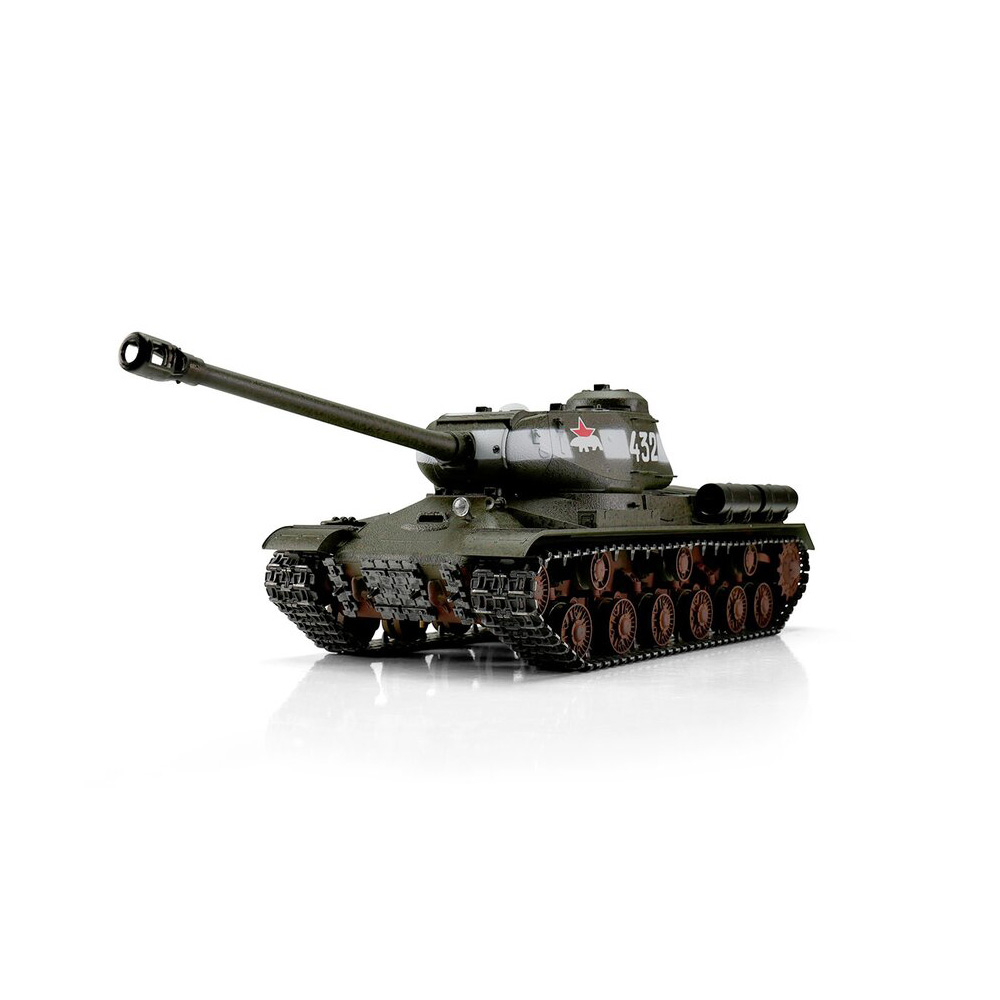 Torro RC Panzer IS-2 grn Profi-Edition 1:16 schussfhig, Rauch & Sound, Metallgetriebe und Metallketten, RTR Bild 3