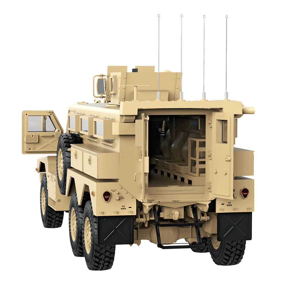 Amewi RC US-Militrfahrzeug MRAP 6X6 1:12 RTR Licht Sound und Rauch 22428 Bild 2