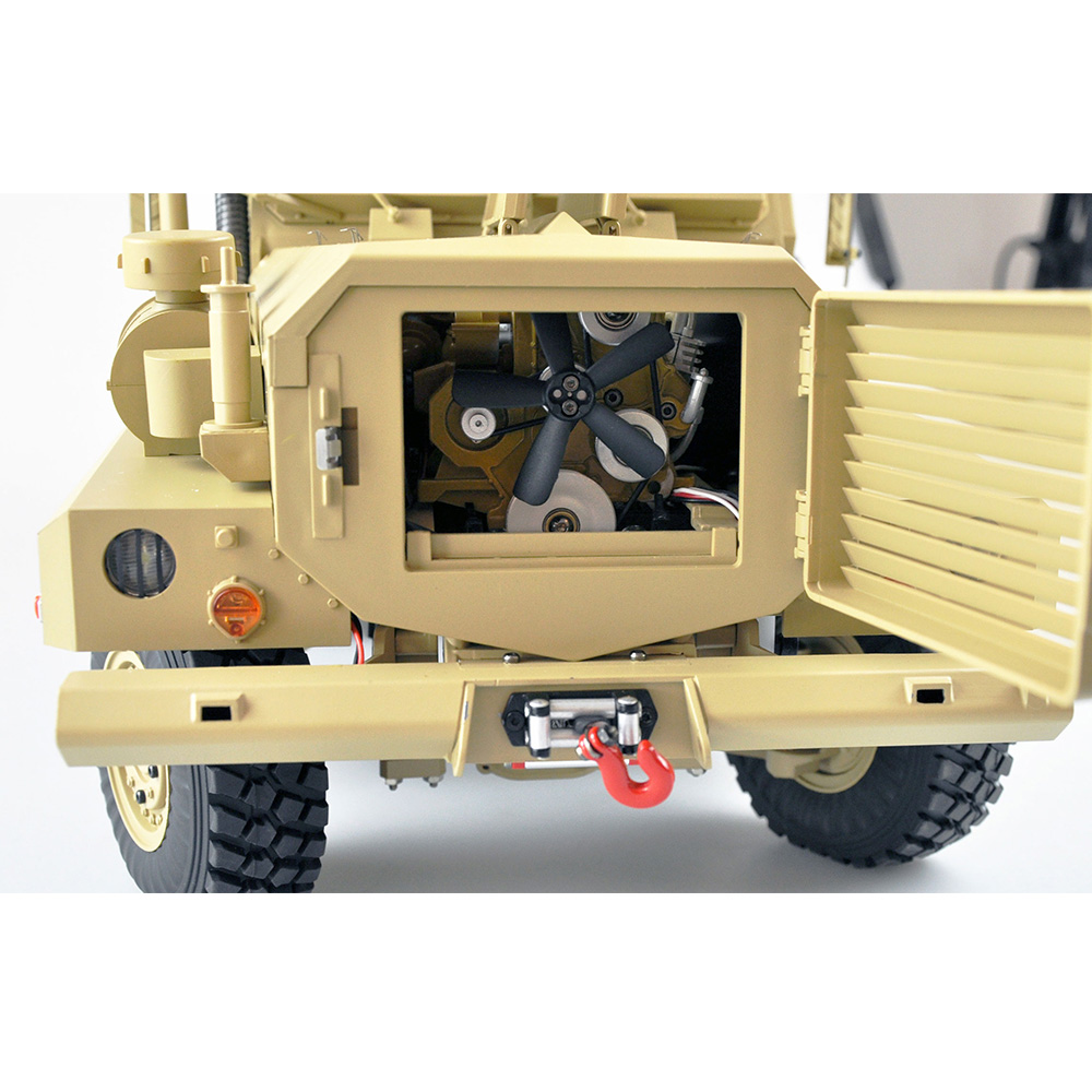 Amewi RC US-Militärfahrzeug MRAP 6X6 1:12 RTR, Rauch, Sound und Licht inkl. Seilwinde Bild 1