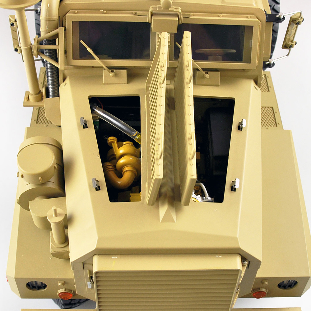 Amewi RC US-Militrfahrzeug MRAP 6X6 1:12 RTR, Rauch, Sound und Licht inkl. Seilwinde Bild 6