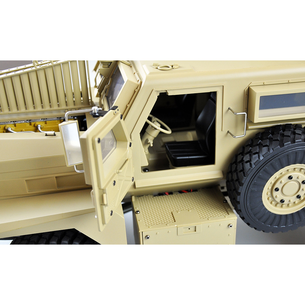 Amewi RC US-Militrfahrzeug MRAP 6X6 1:12 RTR, Rauch, Sound und Licht inkl. Seilwinde Bild 7