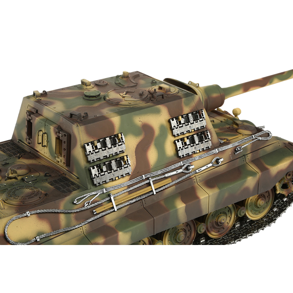 Torro RC Panzer Jagdtiger Sommertarn Profi-Edition 1:16 Infrarot Battlesystem, Rauch & Sound, Metallgetriebe und Metallkette Bild 1