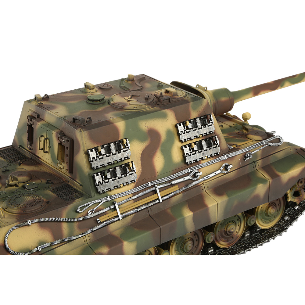 Torro RC Panzer Jagdtiger Sommertarn Profi-Edition 1:16 Infrarot Battlesystem, Rauch & Sound, Metallgetriebe und Metallkette Bild 9