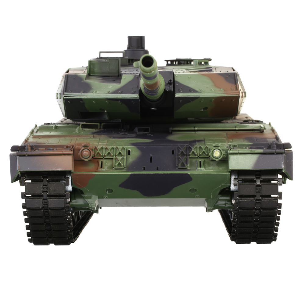 Amewi RC Panzer Leopard 2A6, tarn 1:16 schussfähig, Infrarot-Gefechtssystem, Rauch & Sound, RTR Bild 7