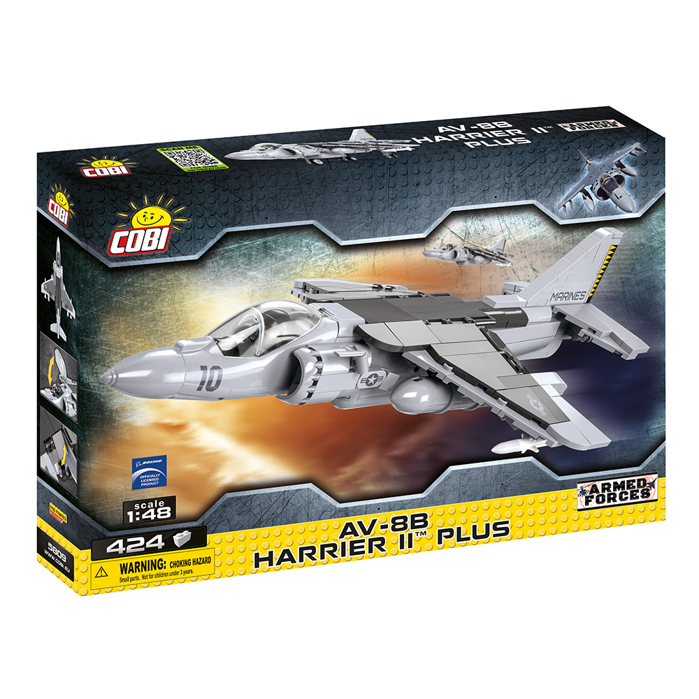 Cobi Armed Forces Bausatz Flugzeug AV-8B Harrier II Plus 424 Teile 5809 Bild 3